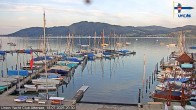 Archiv Foto Webcam Blick vom Union Yacht Club am Attersee 14:00