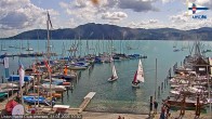 Archiv Foto Webcam Blick vom Union Yacht Club am Attersee 09:00
