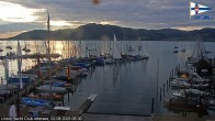 Archiv Foto Webcam Blick vom Union Yacht Club am Attersee 05:00