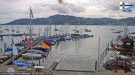 Archiv Foto Webcam Blick vom Union Yacht Club am Attersee 09:00