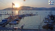 Archived image Webcam Attersee: View at Union Yacht Club 05:00