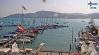 Archived image Webcam Attersee: View at Union Yacht Club 09:00