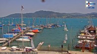 Archiv Foto Webcam Blick vom Union Yacht Club am Attersee 13:00