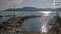 Archiv Foto Webcam Blick vom Union Yacht Club am Attersee 07:00