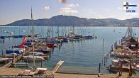 Archiv Foto Webcam Blick vom Union Yacht Club am Attersee 09:00