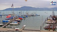 Archiv Foto Webcam Blick vom Union Yacht Club am Attersee 10:00