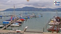 Archiv Foto Webcam Blick vom Union Yacht Club am Attersee 14:00