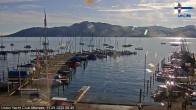 Archived image Webcam Attersee: View at Union Yacht Club 05:00