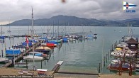 Archiv Foto Webcam Blick vom Union Yacht Club am Attersee 08:00