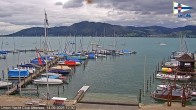 Archiv Foto Webcam Blick vom Union Yacht Club am Attersee 11:00