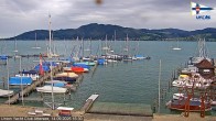 Archiv Foto Webcam Blick vom Union Yacht Club am Attersee 15:00