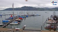 Archived image Webcam Attersee: View at Union Yacht Club 08:00