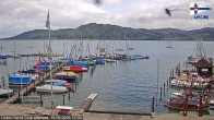 Archived image Webcam Attersee: View at Union Yacht Club 11:00