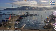 Archiv Foto Webcam Blick vom Union Yacht Club am Attersee 08:00