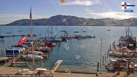 Archiv Foto Webcam Blick vom Union Yacht Club am Attersee 09:00