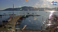 Archiv Foto Webcam Blick vom Union Yacht Club am Attersee 07:00