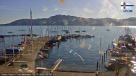 Archiv Foto Webcam Blick vom Union Yacht Club am Attersee 08:00