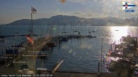 Archiv Foto Webcam Blick vom Union Yacht Club am Attersee 07:00