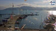 Archiv Foto Webcam Blick vom Union Yacht Club am Attersee 08:00
