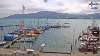 Archiv Foto Webcam Blick vom Union Yacht Club am Attersee 09:00