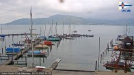 Archiv Foto Webcam Blick vom Union Yacht Club am Attersee 13:00