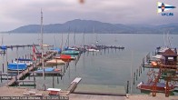 Archiv Foto Webcam Blick vom Union Yacht Club am Attersee 17:00
