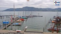 Archiv Foto Webcam Blick vom Union Yacht Club am Attersee 09:00