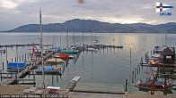 Archiv Foto Webcam Blick vom Union Yacht Club am Attersee 07:00