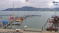 Archiv Foto Webcam Blick vom Union Yacht Club am Attersee 11:00