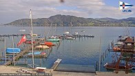 Archiv Foto Webcam Blick vom Union Yacht Club am Attersee 13:00