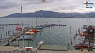 Archived image Webcam Attersee: View at Union Yacht Club 09:00