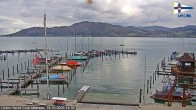 Archived image Webcam Attersee: View at Union Yacht Club 13:00