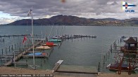 Archived image Webcam Attersee: View at Union Yacht Club 13:00