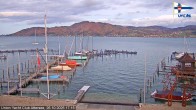 Archived image Webcam Attersee: View at Union Yacht Club 17:00