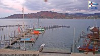 Archiv Foto Webcam Blick vom Union Yacht Club am Attersee 17:00