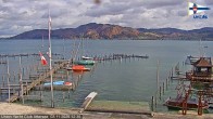 Archived image Webcam Attersee: View at Union Yacht Club 11:00
