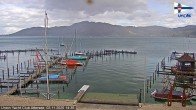 Archiv Foto Webcam Blick vom Union Yacht Club am Attersee 13:00