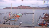 Archiv Foto Webcam Blick vom Union Yacht Club am Attersee 17:00