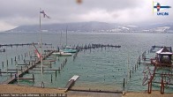Archiv Foto Webcam Blick vom Union Yacht Club am Attersee 13:00