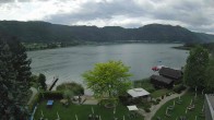 Archiv Foto Webcam Ossiacher See: Ausblick vom Hotel Seerose 09:00