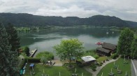 Archiv Foto Webcam Ossiacher See: Ausblick vom Hotel Seerose 09:00