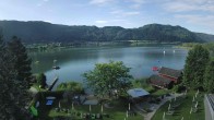 Archiv Foto Webcam Ossiacher See: Ausblick vom Hotel Seerose 07:00