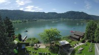 Archiv Foto Webcam Ossiacher See: Ausblick vom Hotel Seerose 09:00