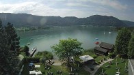 Archiv Foto Webcam Ossiacher See: Ausblick vom Hotel Seerose 09:00