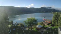 Archiv Foto Webcam Ossiacher See: Ausblick vom Hotel Seerose 07:00