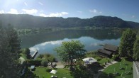 Archiv Foto Webcam Ossiacher See: Ausblick vom Hotel Seerose 09:00