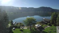 Archiv Foto Webcam Ossiacher See: Ausblick vom Hotel Seerose 09:00