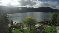 Archiv Foto Webcam Ossiacher See: Ausblick vom Hotel Seerose 09:00
