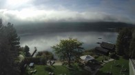 Archiv Foto Webcam Ossiacher See: Ausblick vom Hotel Seerose 09:00
