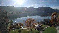 Archiv Foto Webcam Ossiacher See: Ausblick vom Hotel Seerose 09:00